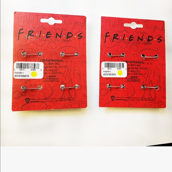 Friends TV Show Button Pin Set - Picture 7 of 8